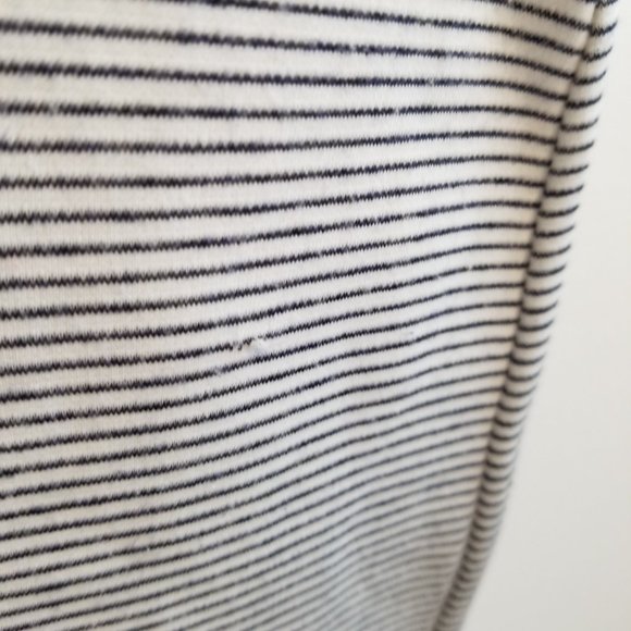 Zara Black and White Striped Midi Dress - Picture 4 of 4